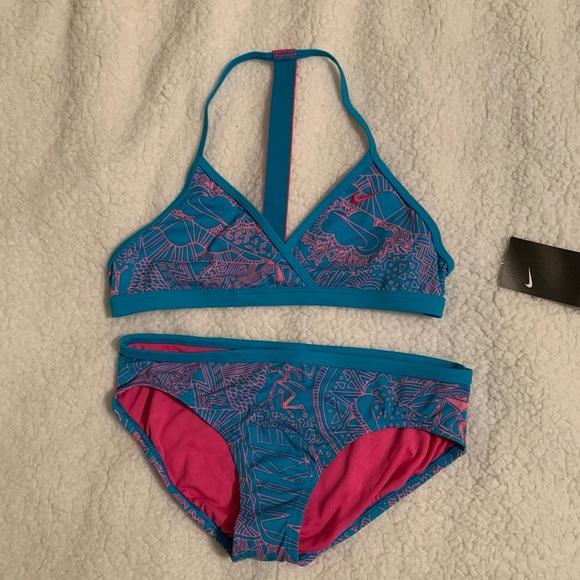 Big Girls Nike 2 Piece Swimsuit
